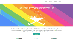 Desktop Screenshot of londonroyals.co.uk