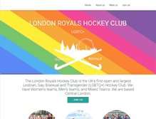 Tablet Screenshot of londonroyals.co.uk